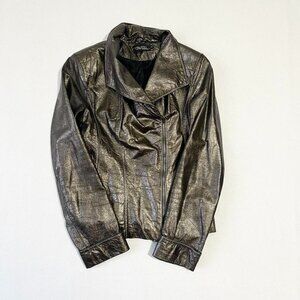 Grotto collection leather moto jacket  Size S